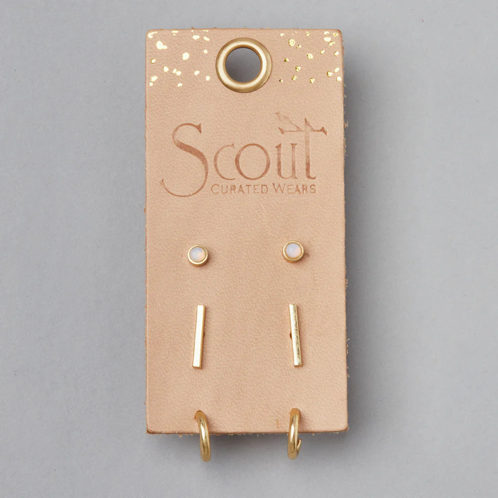 scarlett stud gold