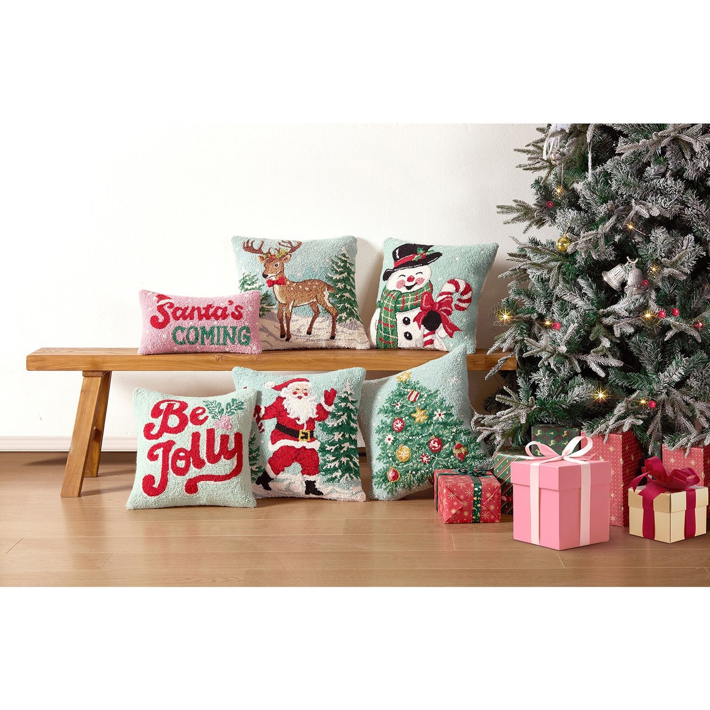 Decorating Tree Hook Pillow Poly Filled