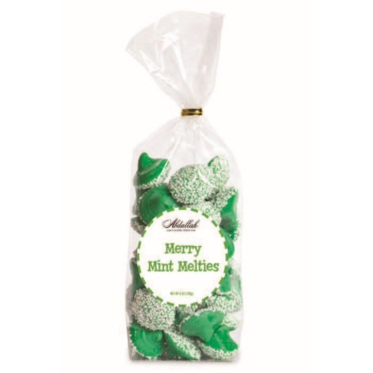 8 oz Merry Mints - Mint Melties, Green, bag/4 ct