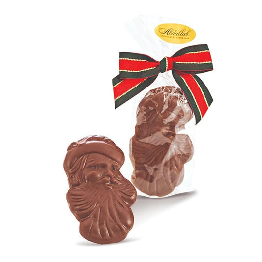1 oz Chocolate Santa Face - Milk Chocolate (carded)/12 ct