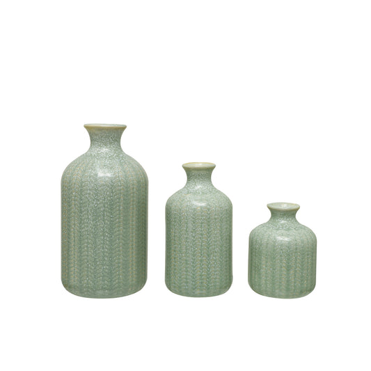 med gray vase