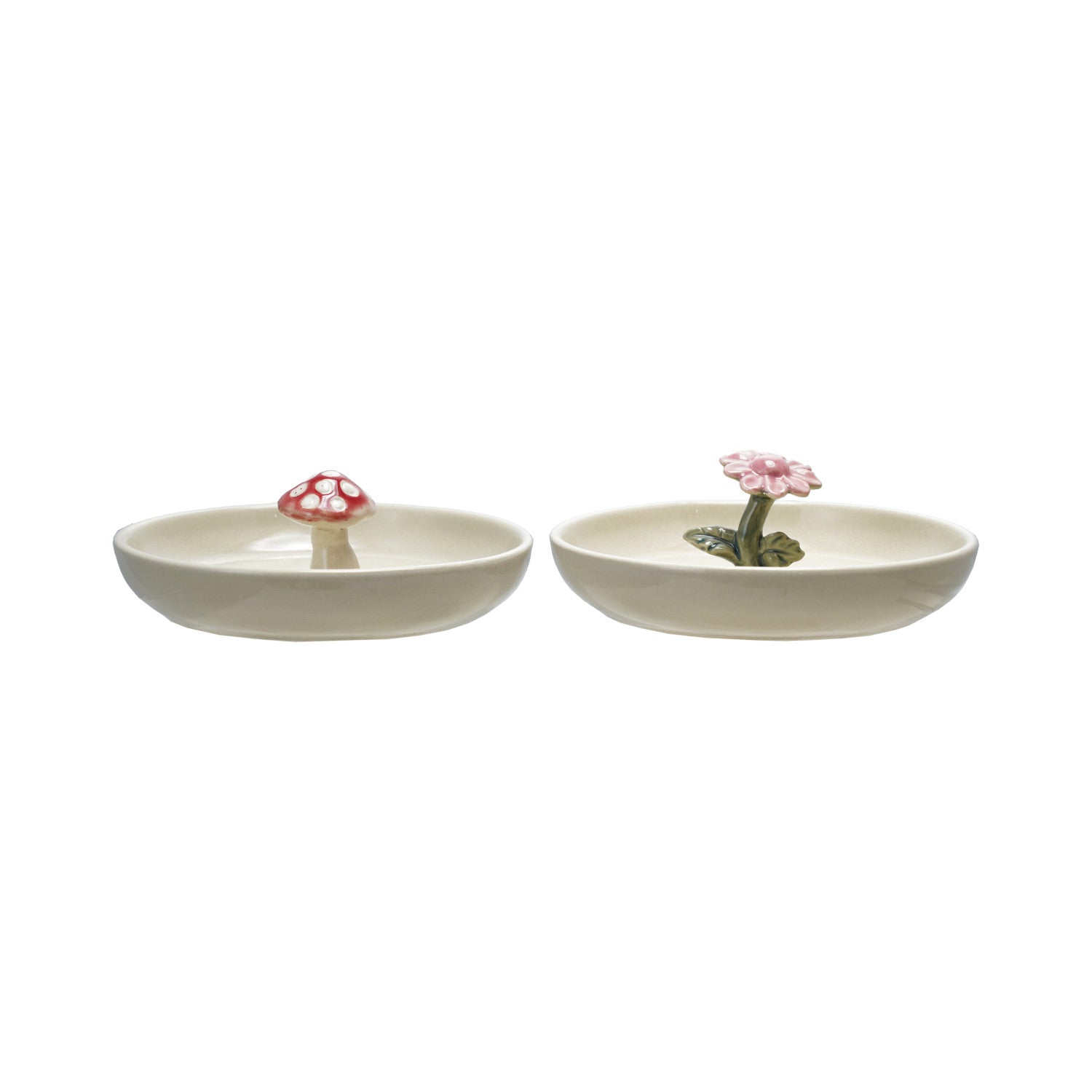 Hand-Painted Stoneware Dish, 2 Styles (Each One Will Vary)