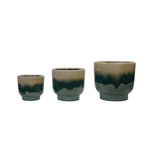 Terra-cotta Planters, Set of 3 (Holds 5", 6" & 7" Pots) (Each Varies)