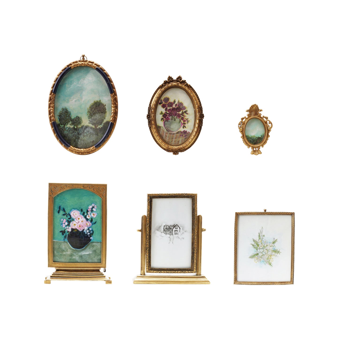 med art print in frame