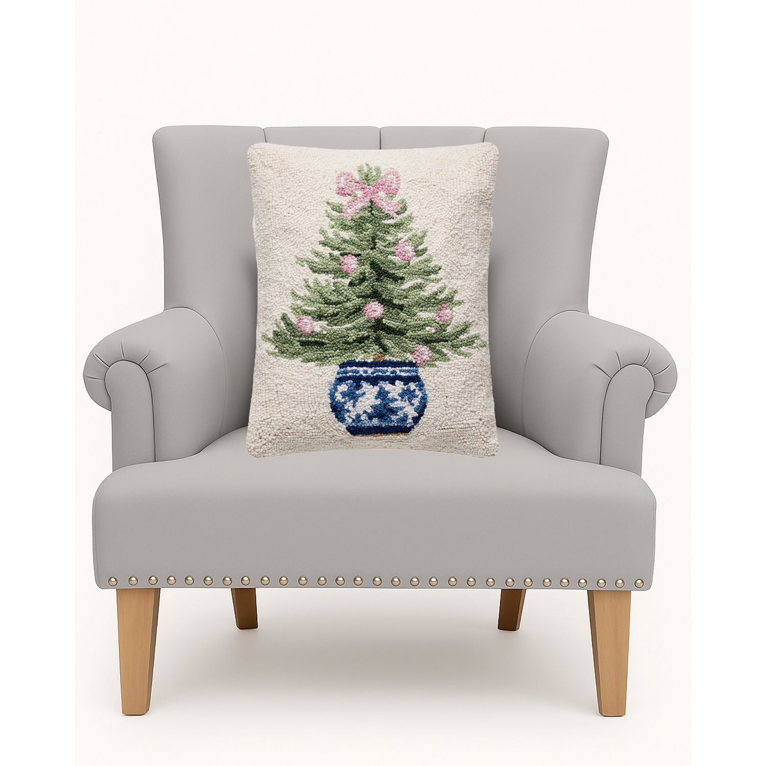 Potted Tree Hook Pillow Poly Filled