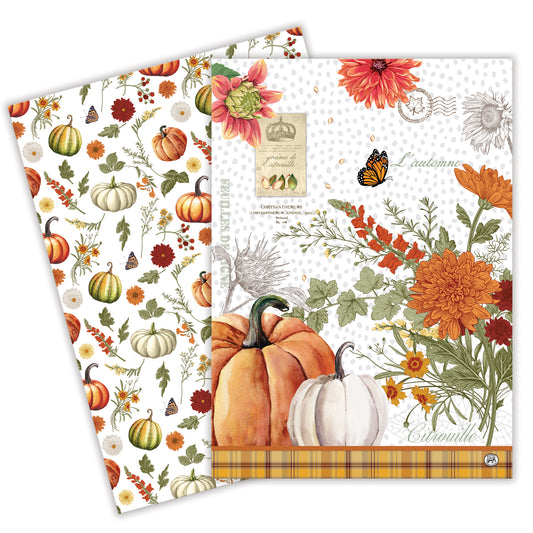 MDW Pumpkin Delight Kitchen Towel Set of 2