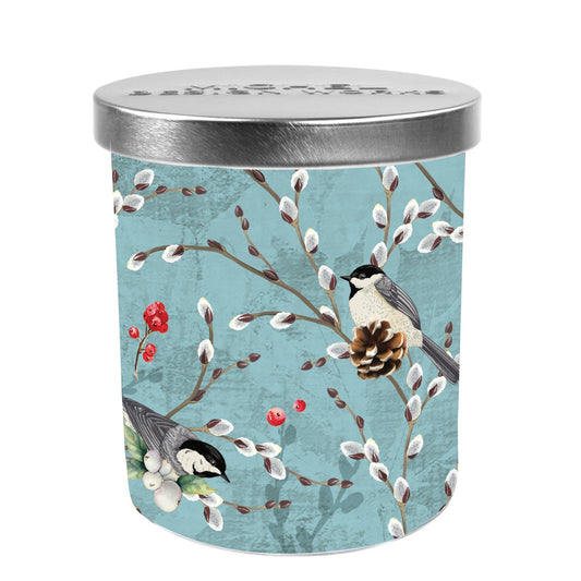 MDW Winterberry & Balsam Decorative Glass Candle