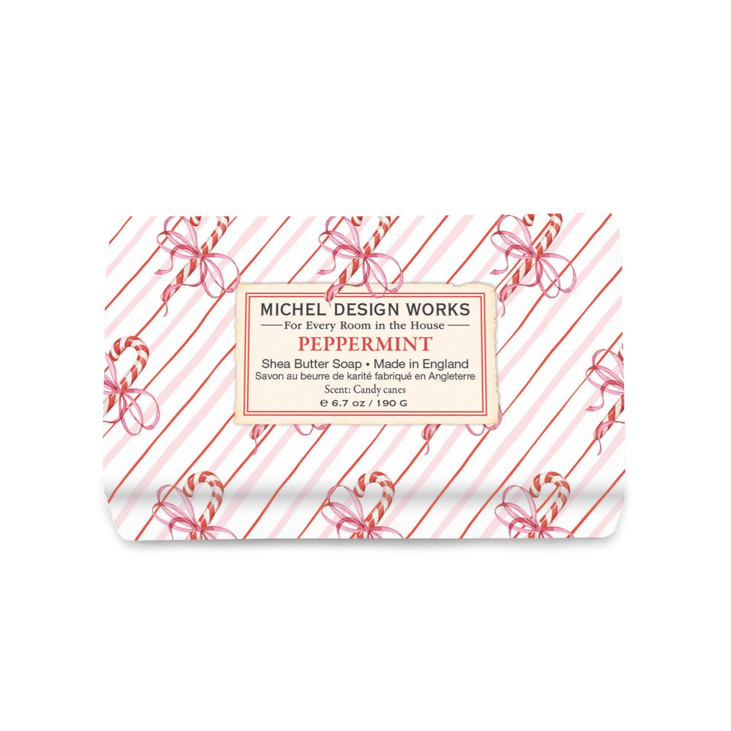 MDW Peppermint Medium Bath Soap Bar