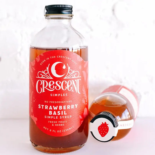 strawberry basil syrup