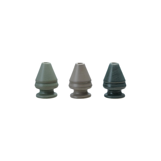 Tree Shaped Taper Holder, 3 Colors (Holds 1/2" Taper) (Each Will Vary)